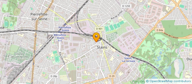 localisation de l'entreprise A MATHINN à STAINS