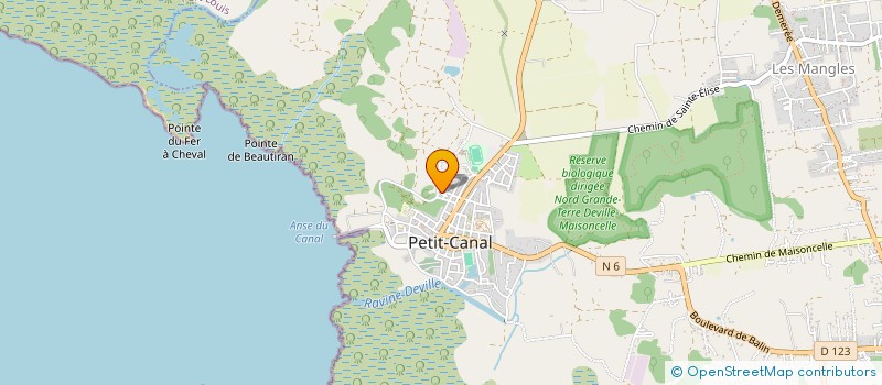 localisation de l'entreprise A.MC. BTP ANTILLES à PETIT CANAL