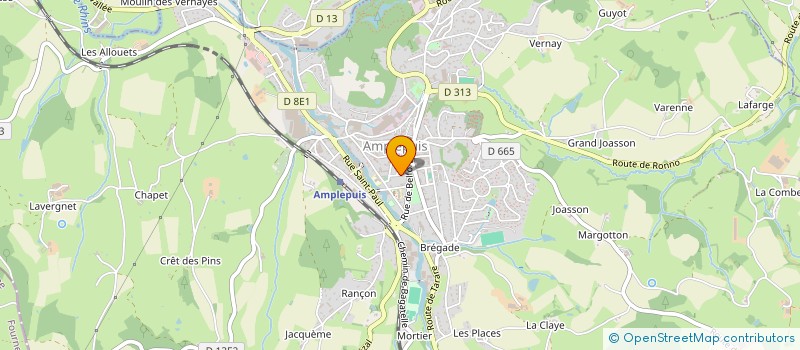 localisation de l'entreprise A&MC OP à AMPLEPUIS