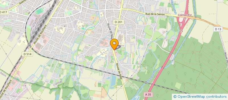 localisation de l'entreprise A.MD  COLMAR