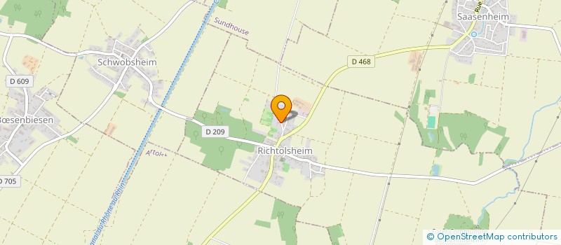 localisation de l'entreprise A'MEDIA PASSION  RICHTOLSHEIM