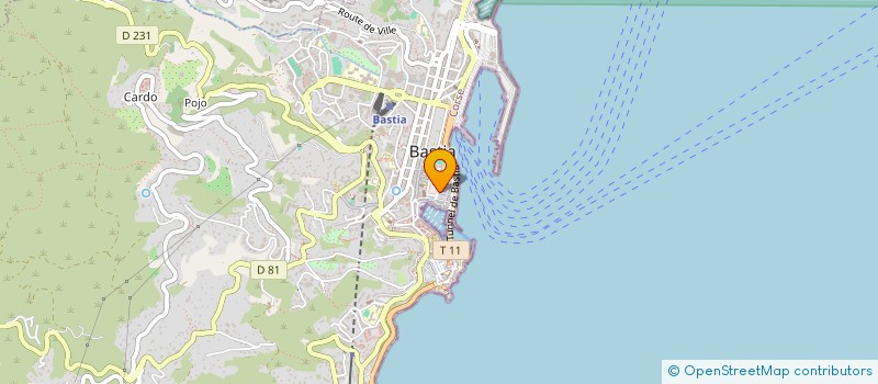 localisation de l'entreprise A MEMORIA à BASTIA