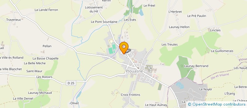 localisation de l'entreprise A MENUISERIE  PLOUASNE