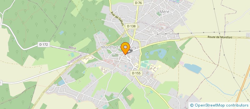 localisation de l'entreprise A MI CHEMIN à MONTFORT-L'AMAURY
