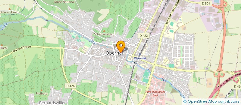 localisation de l'entreprise A MI CHEMIN à OBERNAI