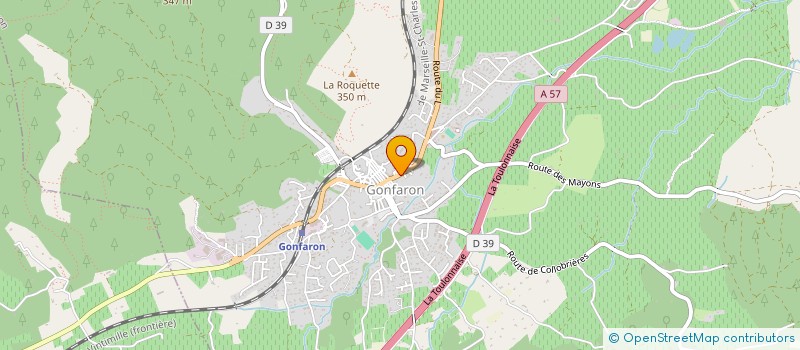 localisation de l'entreprise A.MICHEL M.APARICIO  GONFARON