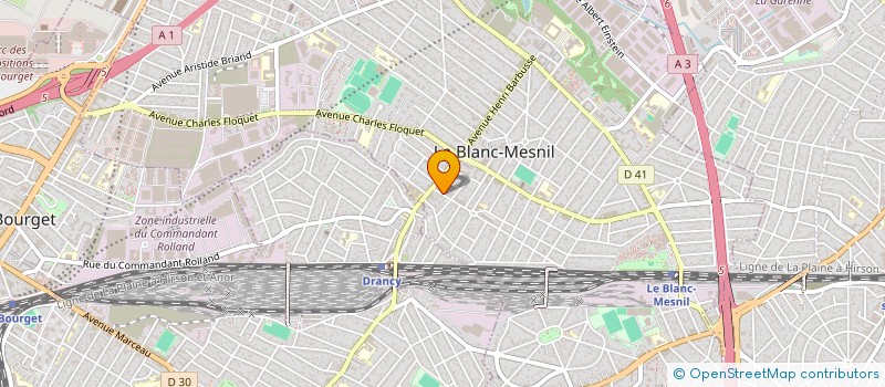 localisation de l'entreprise A.MICHIELS à LE BLANC-MESNIL