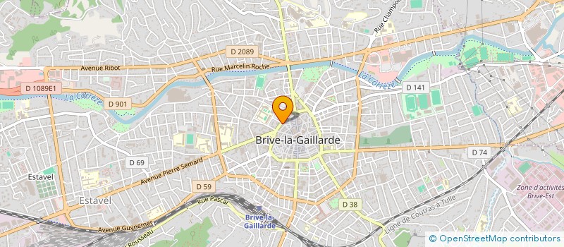 localisation de l'entreprise A.MO.BOIS à BRIVE-LA-GAILLARDE