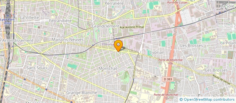 localisation de l'entreprise A(MO)TTITUDE à LYON