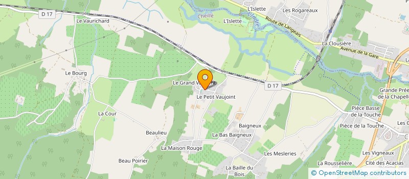 localisation de l'entreprise A'MOS  CHEILLE