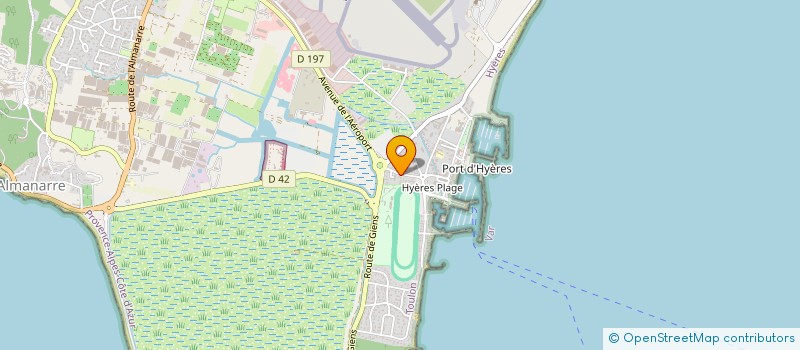 localisation de l'entreprise A MOTOS à HYERES