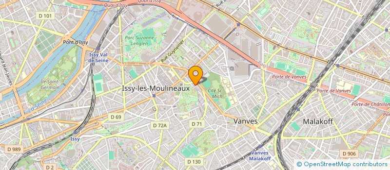 localisation de l'entreprise A MOTS COURANTS à ISSY-LES-MOULINEAUX