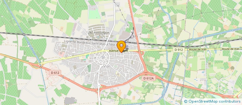 localisation de l'entreprise A'MULTICOP  VIAS