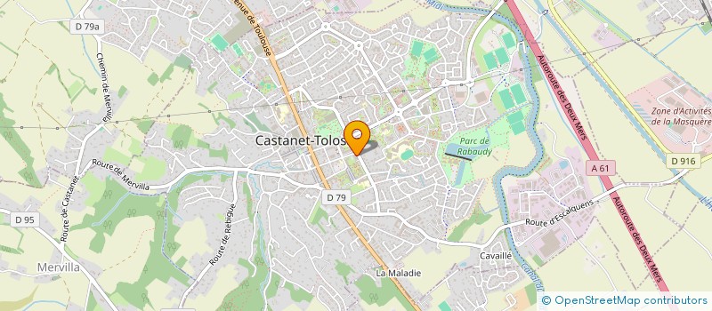 localisation de l'entreprise A.N 2024 à CASTANET-TOLOSAN