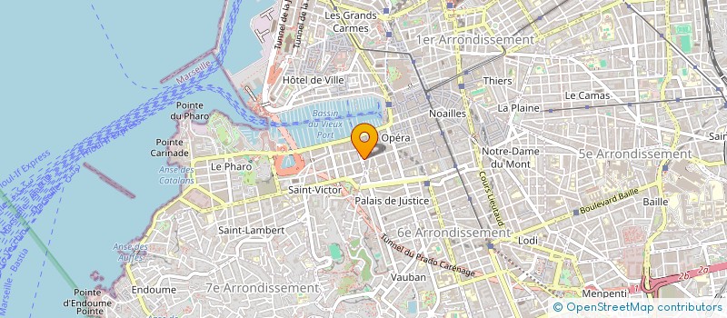 localisation de l'entreprise A&N à MARSEILLE