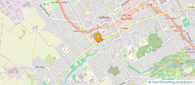 localisation de l'entreprise A N  LIEVIN