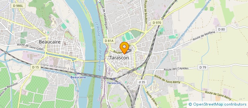 localisation de l'entreprise A.N à TARASCON