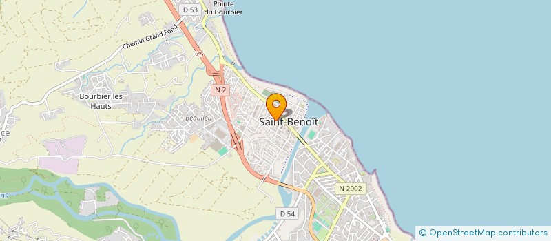 localisation de l'entreprise A.N.A à SAINT-BENOIT