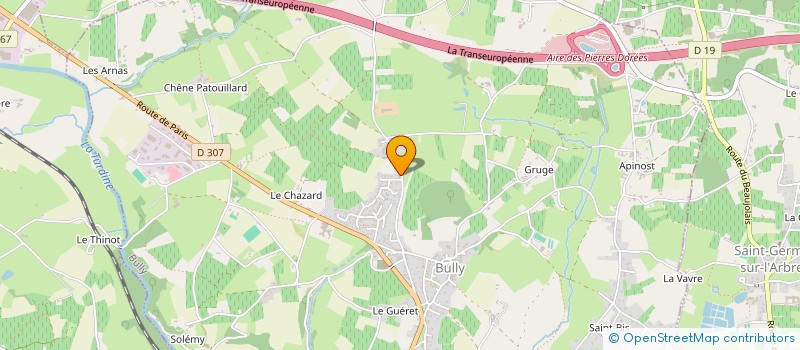 localisation de l'entreprise A.N.A  BULLY