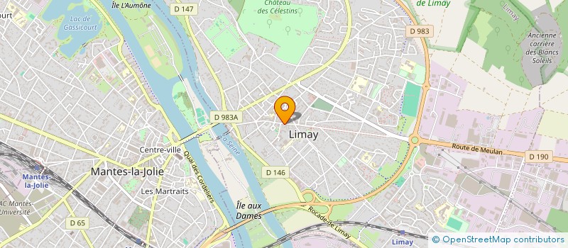 localisation de l'entreprise A.N.A à LIMAY