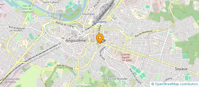 localisation de l'entreprise A N A ATLANTIQUE NEGOCE AFFUTAGE à ANGOULEME