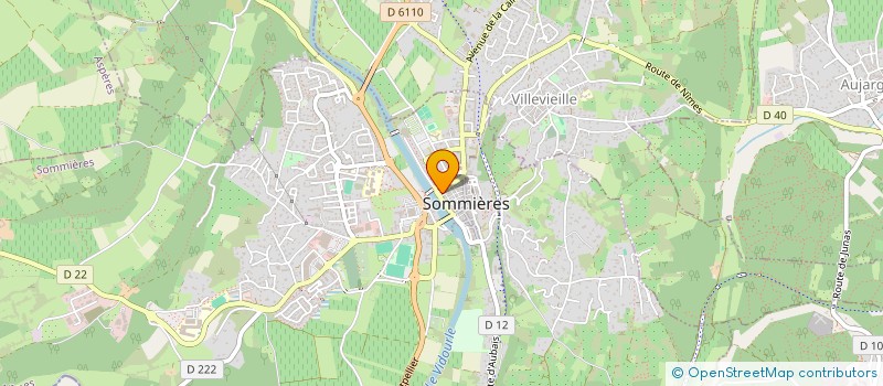 localisation de l'entreprise A.N.A RENOV BTP à SOMMIERES
