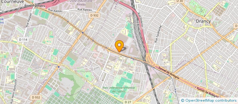 localisation de l'entreprise A.N.BAT  DRANCY