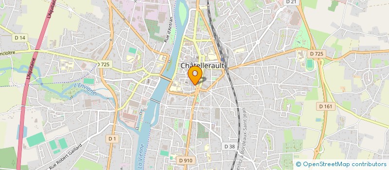 localisation de l'entreprise A.N.C. ASCENSEURS à CHATELLERAULT