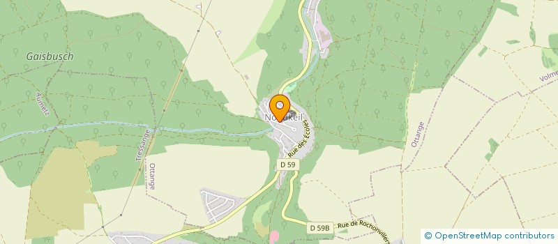 localisation de l'entreprise A.N.D. INTERIEUR  OTTANGE