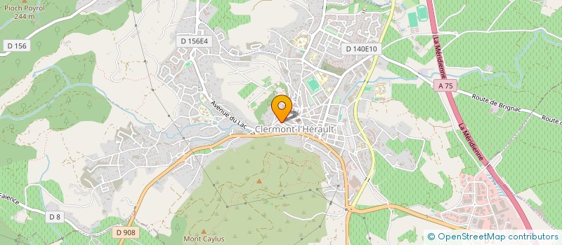 localisation de l'entreprise A.N.D. SOCIETE  PERET