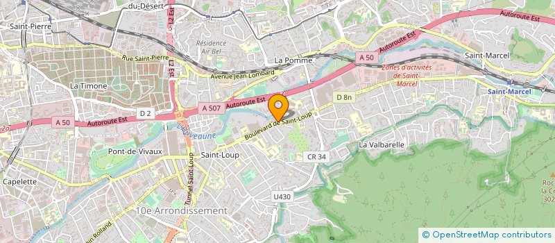 localisation de l'entreprise A.N.E.P.I.A AROMES NATURELS EPICES POUR L INDUSTRIE ALIMENTAIRE  MARSEILLE