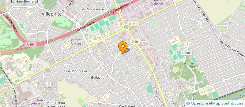 localisation de l'entreprise A&N EXPORTS LTD à VILLEPINTE