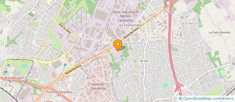 localisation de l'entreprise A.N-FIL à NANTES