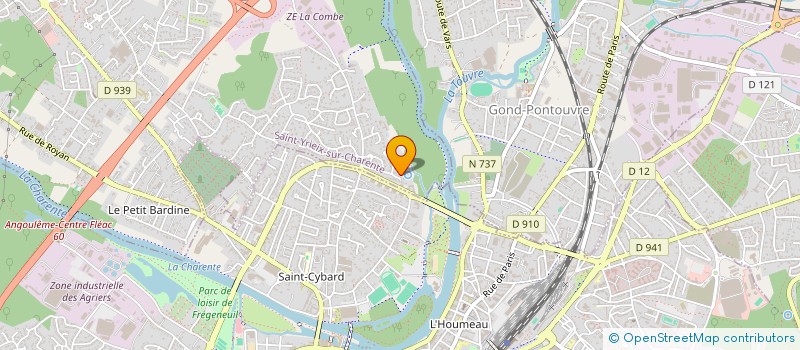 localisation de l'entreprise A&N FINANCES à SAINT-YRIEIX-SUR-CHARENTE
