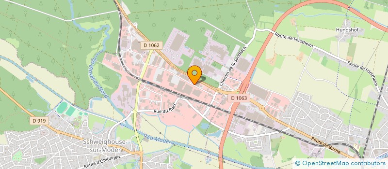 localisation de l'entreprise A.N FOURNITURES OFFICE  SCHWEIGHOUSE-SUR-MODER