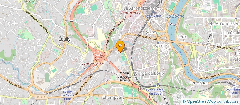 localisation de l'entreprise A N G ELECTRONIQUE à LYON