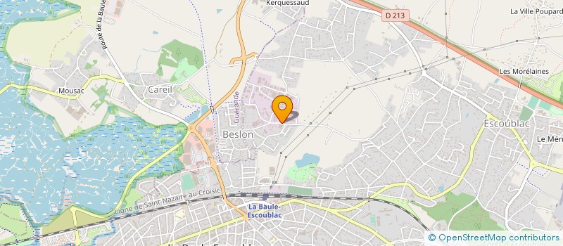 localisation de l'entreprise A.N.G.P. à LA BAULE-ESCOUBLAC