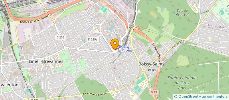 localisation de l'entreprise A N G SECURITE PRIVEE à BOISSY-SAINT-LEGER