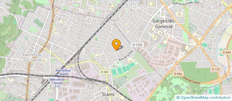 localisation de l'entreprise A.N.I à STAINS
