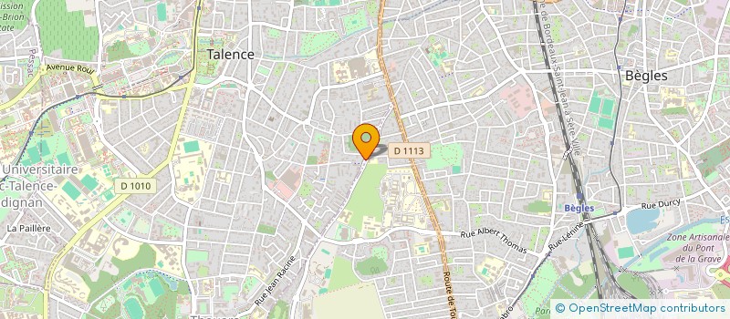 localisation de l'entreprise A&N IMMO  TALENCE