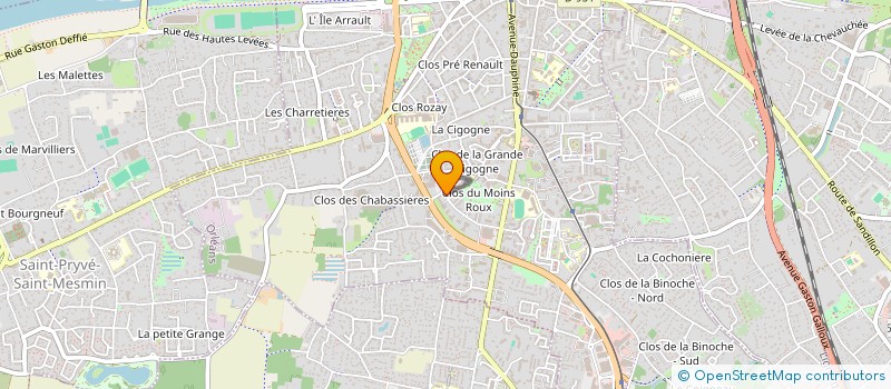 localisation de l'entreprise A.N. INTERNATIONAL SARL à ORLEANS