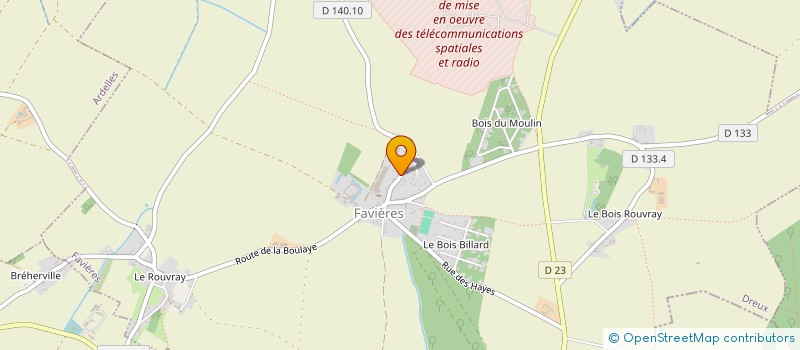 localisation de l'entreprise A&N INVEST à FAVIERES