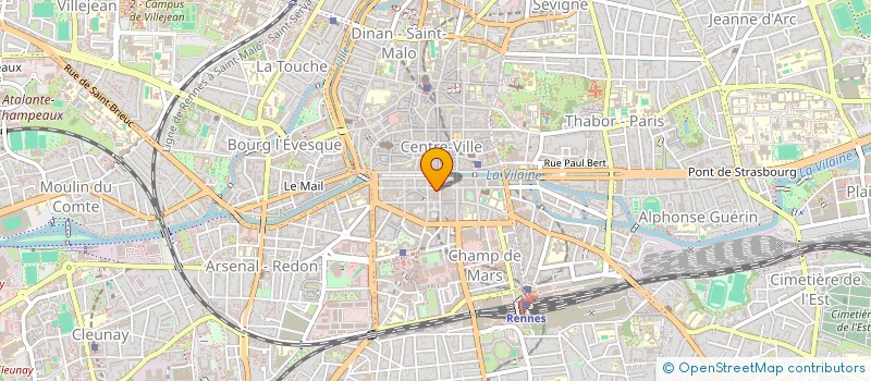 localisation de l'entreprise A.N.J.L. 1  RENNES