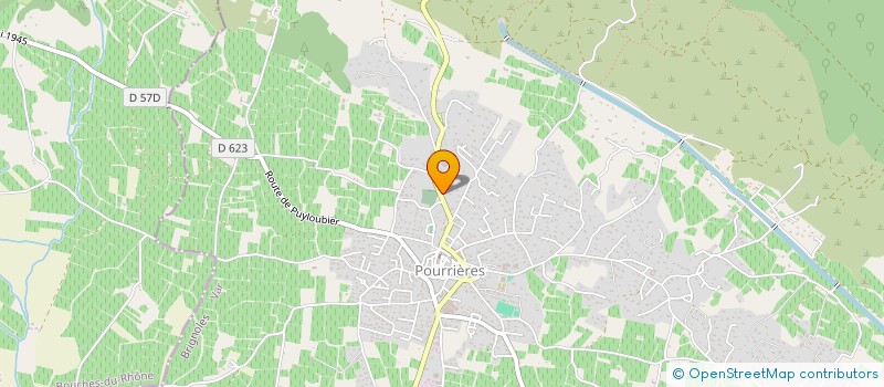 localisation de l'entreprise A.N.L INVEST à POURRIERES