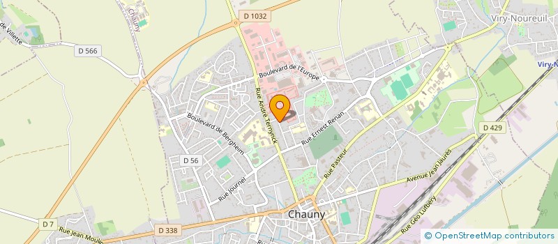 localisation de l'entreprise A N M P à CHAUNY