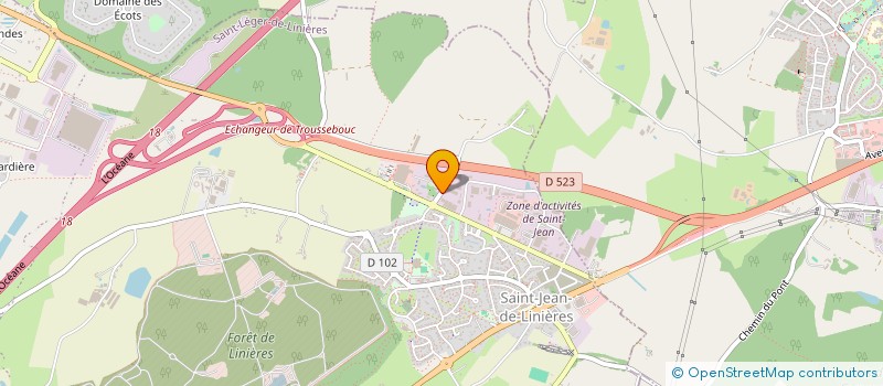 localisation de l'entreprise A.N.O  SAINT-LEGER-DE-LINIERES