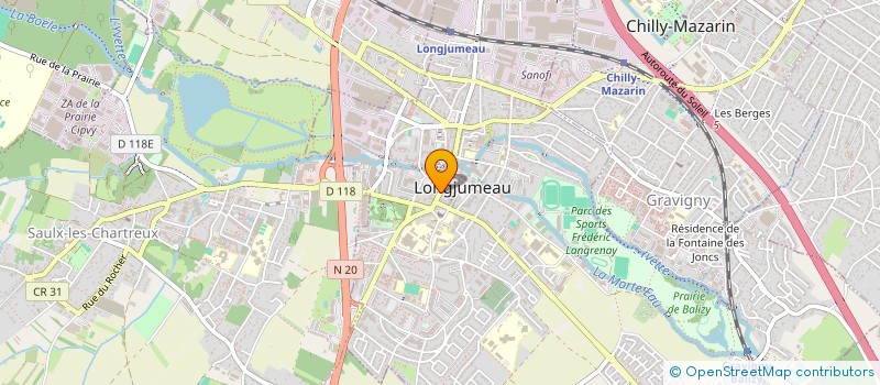 localisation de l'entreprise A.N.P 3000 à LONGJUMEAU
