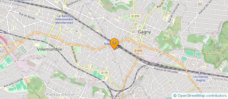 localisation de l'entreprise A N R à GAGNY