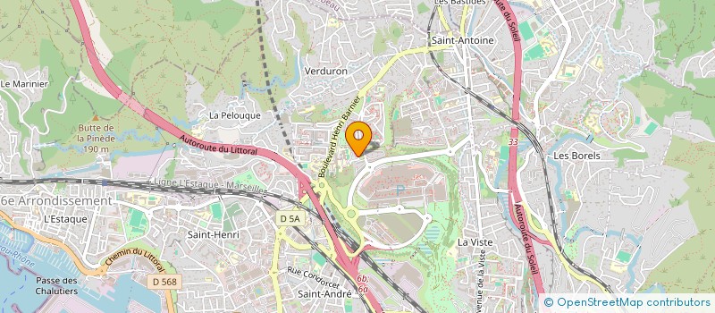 localisation de l'entreprise A N R CONSULTANT  MARSEILLE