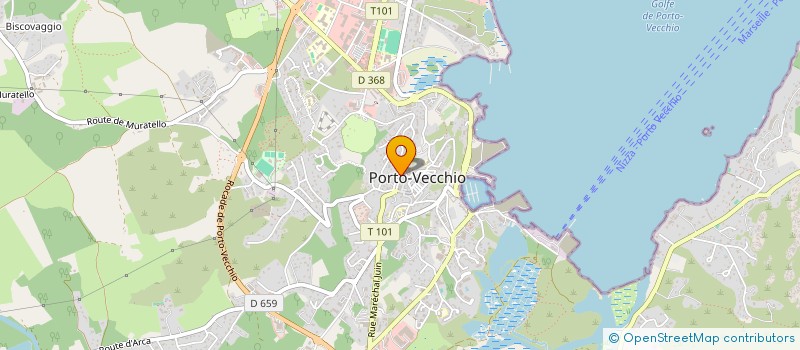 localisation de l'entreprise A.N RESTAURATION à PORTO-VECCHIO
